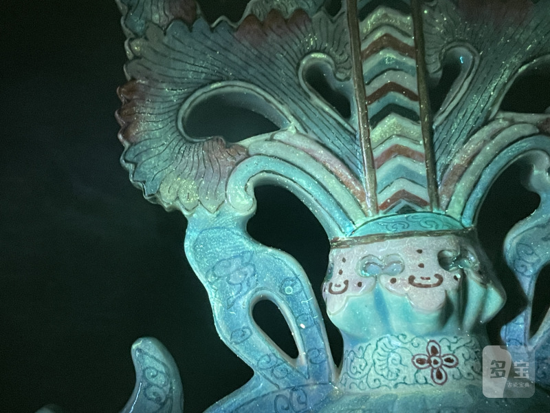清乾隆 御制绿地洋彩描金八吉祥供器 - 图12